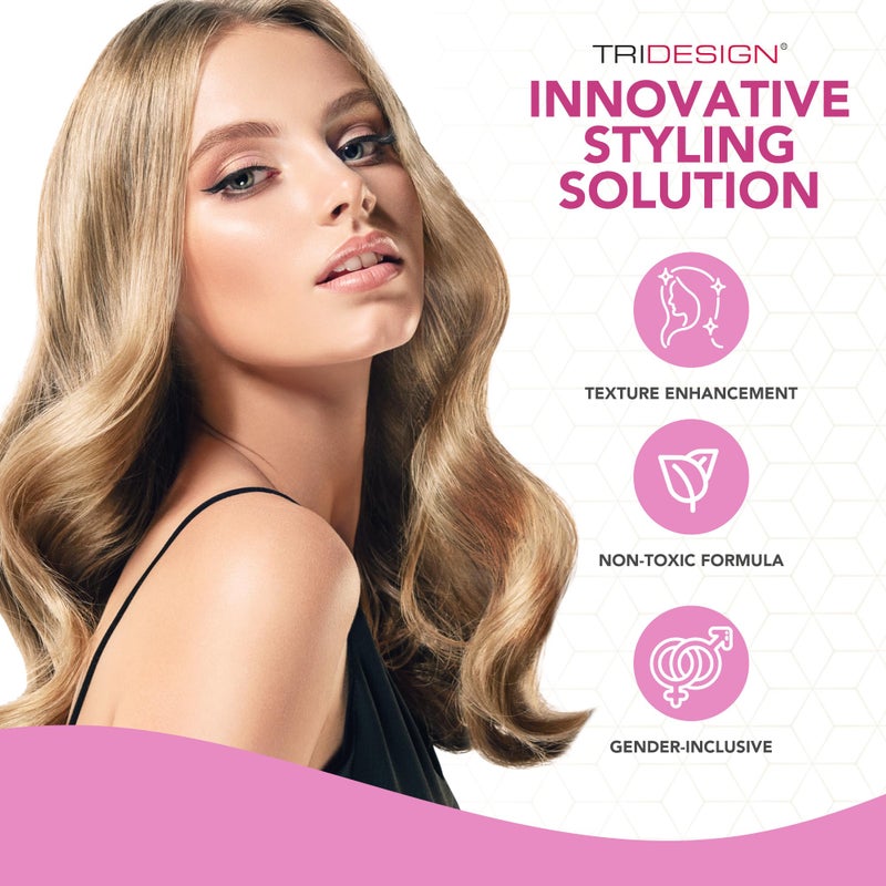 TRIDESIGN TRI Design Aerogel Hairspray - Strong Hold Hair Finishing Spray for Volumizing & Control, Flexible Styling for All Hair Types, Non-Sticky and Scented - For Women and Men - Pack of 2 (3 oz & 10.5 Oz) - Image 4